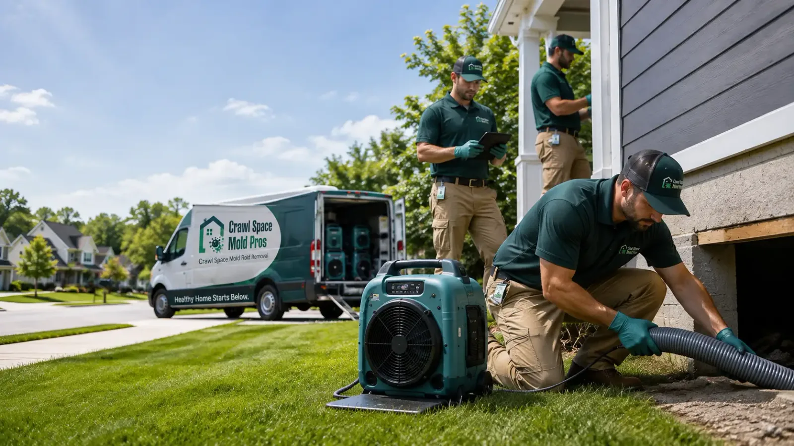 Crawl Space Mold Removal in Sharon, WI